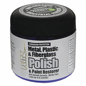 FLITZ INTERNATIONAL Fiberglass Paste Pol. Metal Plast 1 lb., 65UE62