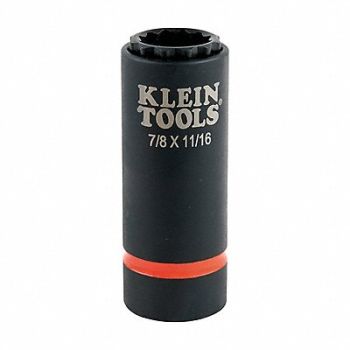 KLEIN TOOLS 2-in-1 Socket 7/8 x 11/16-Inch, 807K30