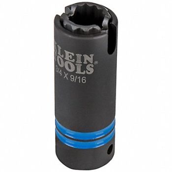 KLEIN TOOLS 3-in-1 Slotted Impact Socket, 807K34
