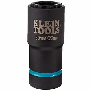 KLEIN TOOLS Metric 2-in-1 Socket 30 x 22 mm, 807K37
