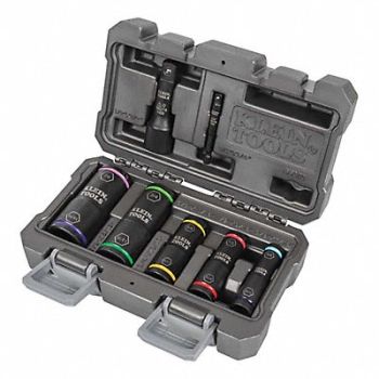 KLEIN TOOLS Flip Impact Socket Set 7-Piece, 806FA8