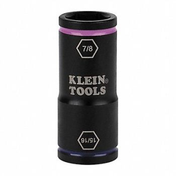KLEIN TOOLS Flip Impact Socket 15/16 and 7/8-Inch, 806FF4