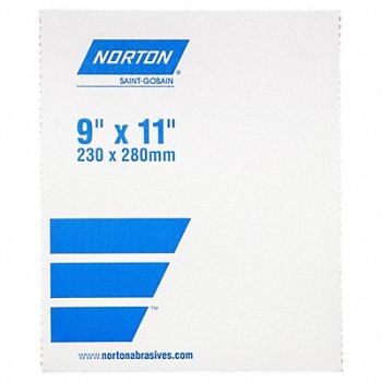 NORTON Sheet Grit 400 11 L 9 W, 804JP9
