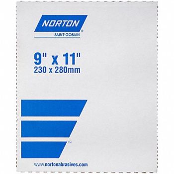 NORTON Sheet Grit 100 11 L 9 W, 804JP4