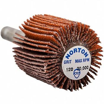 NORTON Flap Wheel Ceramic 1 dia, 804K81