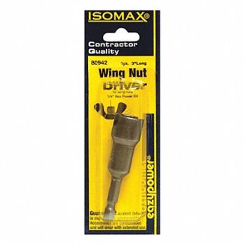 EAZYPOWER Wing Nut Driver 3 1/4 Hex, 66AY03