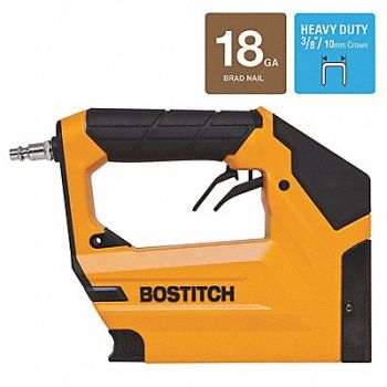 BOSTITCH Staple Gun 100 psi 0.41 cfm Air Powered, 66CE40