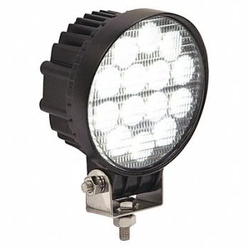 BUYERS PRODUCTS Flood Light Rnd Clear LED 3.0A 12-24V 5, 66CF42