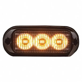 BUYERS PRODUCTS Strobe Light 3 Amber LEDs 12-24V 4, 66CF92