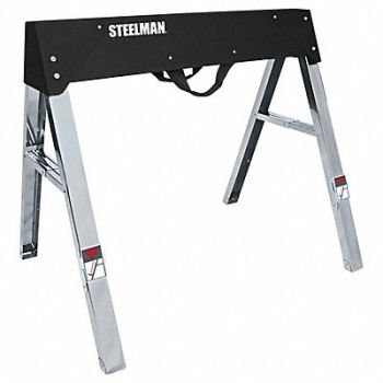 STEELMAN Sawhorse 35-3/64 in Steel, 45ND38