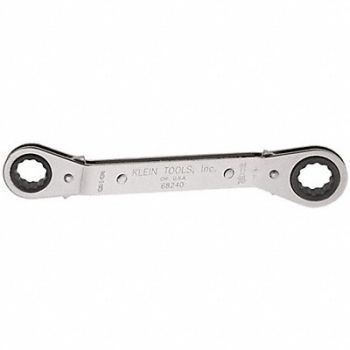 KLEIN TOOLS Reverse Ratchet Box Wrench Offset, 807K44