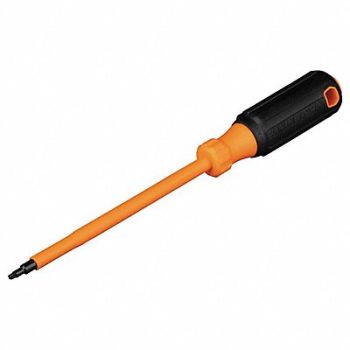 KLEIN TOOLS Insulated Screwdriver 1 Square, 802NU9
