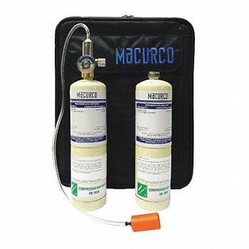MACURCO Calibration Kit CO2 Gas 0.2Lpm Flow Rate, 68JZ99