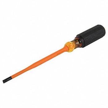 KLEIN TOOLS Insulated Screwdriver 1/4 Cab, 802NV0