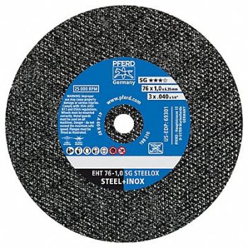 PFERD HP CutOff Whl PSF 3 x.035 x1/4 25000rpm, 35ZG03