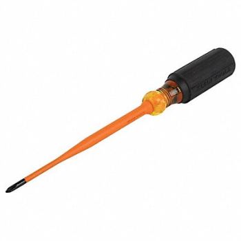 KLEIN TOOLS Insulated Screwdriver #1 PH 6 in, 802NT4