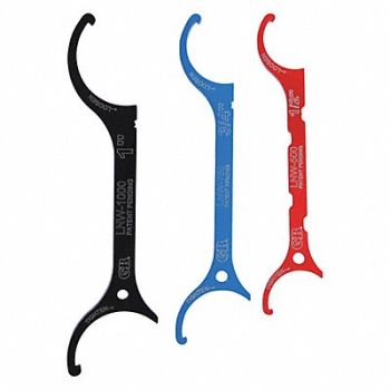 GARDNER BENDER Locknut Wrench Set 1/5 Thick 1-9/10 D, 696K79