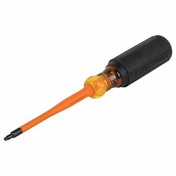 KLEIN TOOLS Insulated Screwdriver #1 SQ 4 in, 802NV3