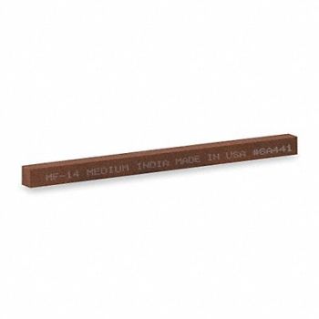 NORTON Sharpening File Sq A/O Orange/Brown Med, 6A441