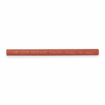 NORTON Sharpening File Rd A/O Orange/Brn Med, 6A449