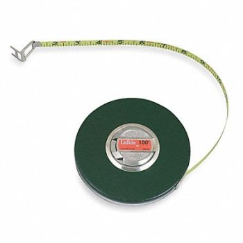CRESCENT LUFKIN Long Tape Measure 3/8 In x 100 ft Brown, 4CP84
