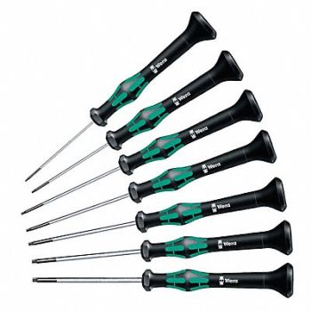 WERA Precision Screwdriver Set Torx(R) 7 pcs., 6AAF7