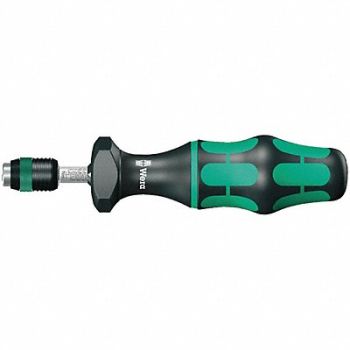 WERA Adj Trq Scrdrvr 1/4 in 0.3 to 1.2 Nm, 6AAV3