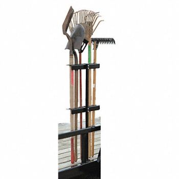 BUYERS PRODUCTS Hand Tool Rack Black Powder Coated, 6ACL1
