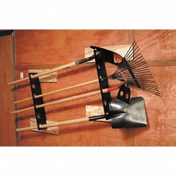 BUYERS PRODUCTS Trailer Hand Tool Rack Black, 6ACL2