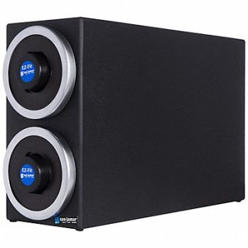 GRAINGER APPROVED Beverage Dispenser Cabinet 15 in H Black, 6ADL2