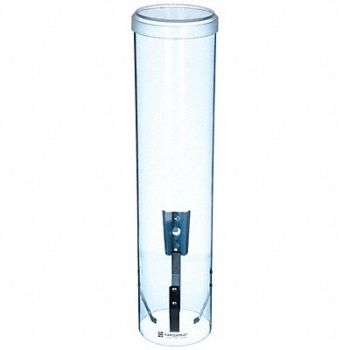GRAINGER APPROVED Cup Dispenser 16 3/4 in H Blue, 6ADL8