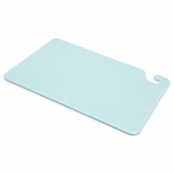 SAN JAMAR Cutting Board 12x18 Blue, 6ADP7