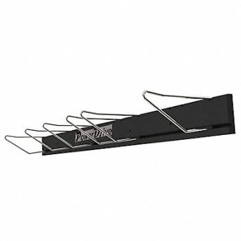 POWER DRIVE V-Belt Wall Rack 36In L w/Six 6In Hooks, 6AGK5