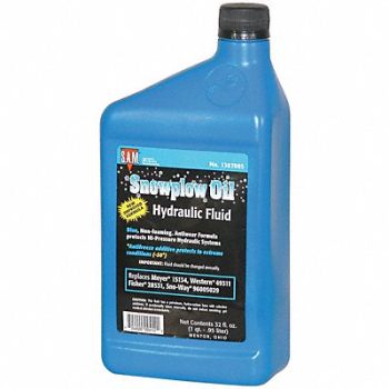 SNOWPLOW AFTERMARKET MANUFACTURING Snowplow Hydraulic Fluid 1 qt. PK12, 6AHY3