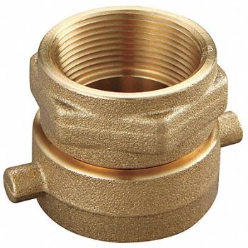 GRAINGER APPROVED Fire Hose Adapter Straight NPTxNST, 6AKD6