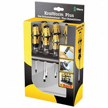 WERA Demo Screwdriver Set Slot/Phillips 6 pcs, 100V02