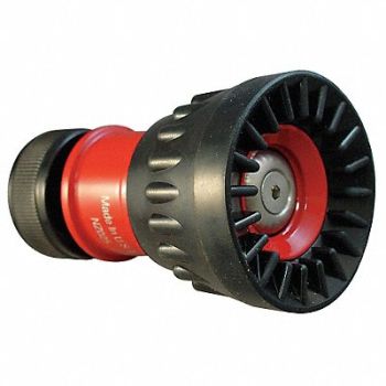 MOON AMERICAN Fire Hose Nozzle Twist Aluminum, 6APP7