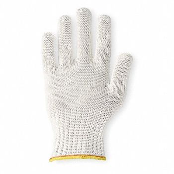 WHIZARD Cut Resistant Glove White Reversible M, 2AD96