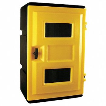 GRAINGER APPROVED Safety Cabinet Plastic Yellow, 6ATL9