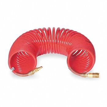 BULLARD Coiled Airline Hose 50 ft L Nylon, 6AW41