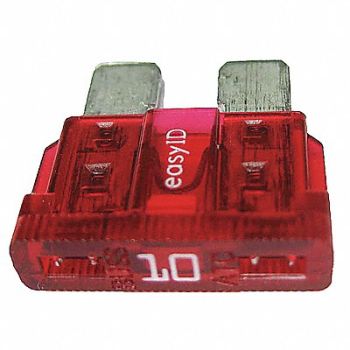 BUSSMANN Automotive Fuse 10A Blade ATC-ID PK2, 6AYG5