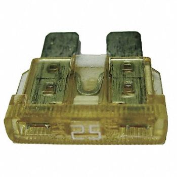 BUSSMANN Automotive Fuse 25A Blade ATC-ID PK2, 6AYG8