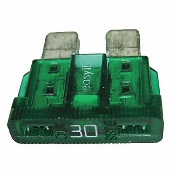 BUSSMANN Automotive Fuse 30A Blade ATC-ID PK2, 6AYH0