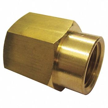 GRAINGER APPROVED Reducing Coupling NPT 1/2 x 3/8 10 PK, 6AYR6
