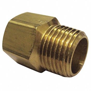 GRAINGER APPROVED Adapter Brass 1/2 in NPTF Class 150, 6AYX5