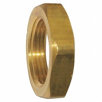 GRAINGER APPROVED Locknut Brass 1/4 in Pipe Size FNPT, 6AZC6