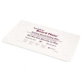 SAN JAMAR Cutting Board Mat 10x16 White, 6AZY9