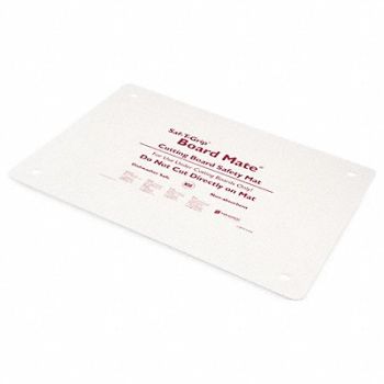 SAN JAMAR Cutting Board Mat 13x18 White, 6AZZ0