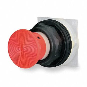 SCHNEIDER ELECTRIC Non-Illum Push Button Operator 30mm Red, 6B330