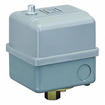 SQUARE D Pressure Switch Stndard 5 to 80 psi DPST, 6B446